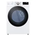 DLEX4000W Ultra Large Capacity Smart Front Load Electric Dryer with TurboSteam™ and Built-In Intelligence - 7.4 cu. ft. White