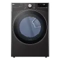 DLEX4000B Ultra Large Capacity Smart Front Load Electric Dryer with TurboSteam™ and Built-In Intelligence - 7.4 cu. ft. Black Stainless Steel