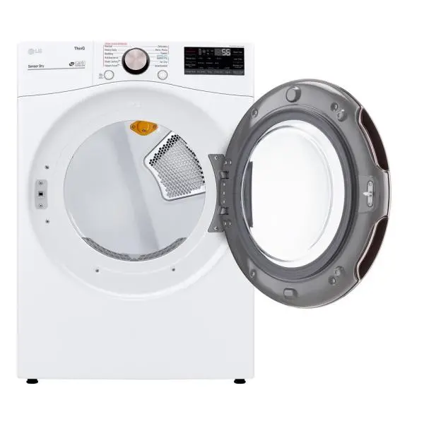 DLGX4001W Ultra Large Capacity Smart Front Load Gas Dryer with TurboSteam™ and Built-In Intelligence - 7.4 cu. ft. White-3