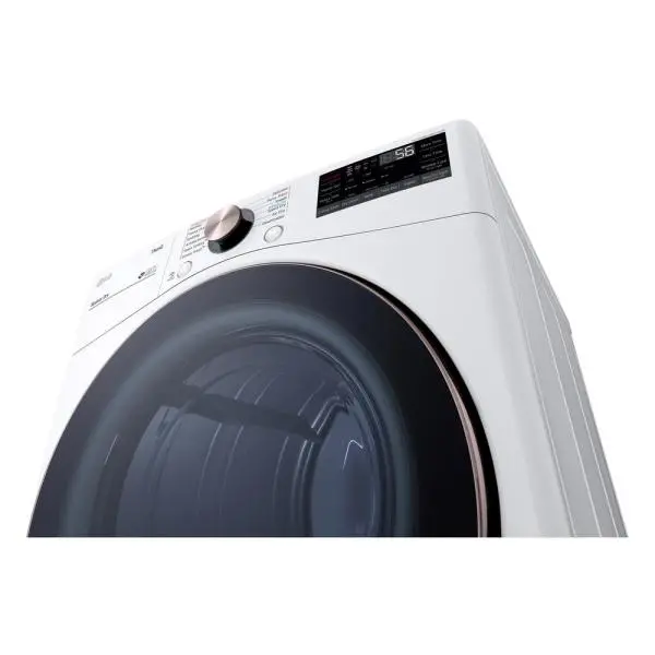 DLGX4001W Ultra Large Capacity Smart Front Load Gas Dryer with TurboSteam™ and Built-In Intelligence - 7.4 cu. ft. White-6