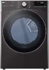 DLGX4001B LG Smart Front Load Gas Dryer with TurboSteam and Built-In Intelligence - 7.4 cu. ft. Black Steel
