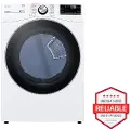 DLEX4200W LG Ultra Large Capacity Smart wi-fi Enabled Front Load Dryer - 7.4 cu. ft. White