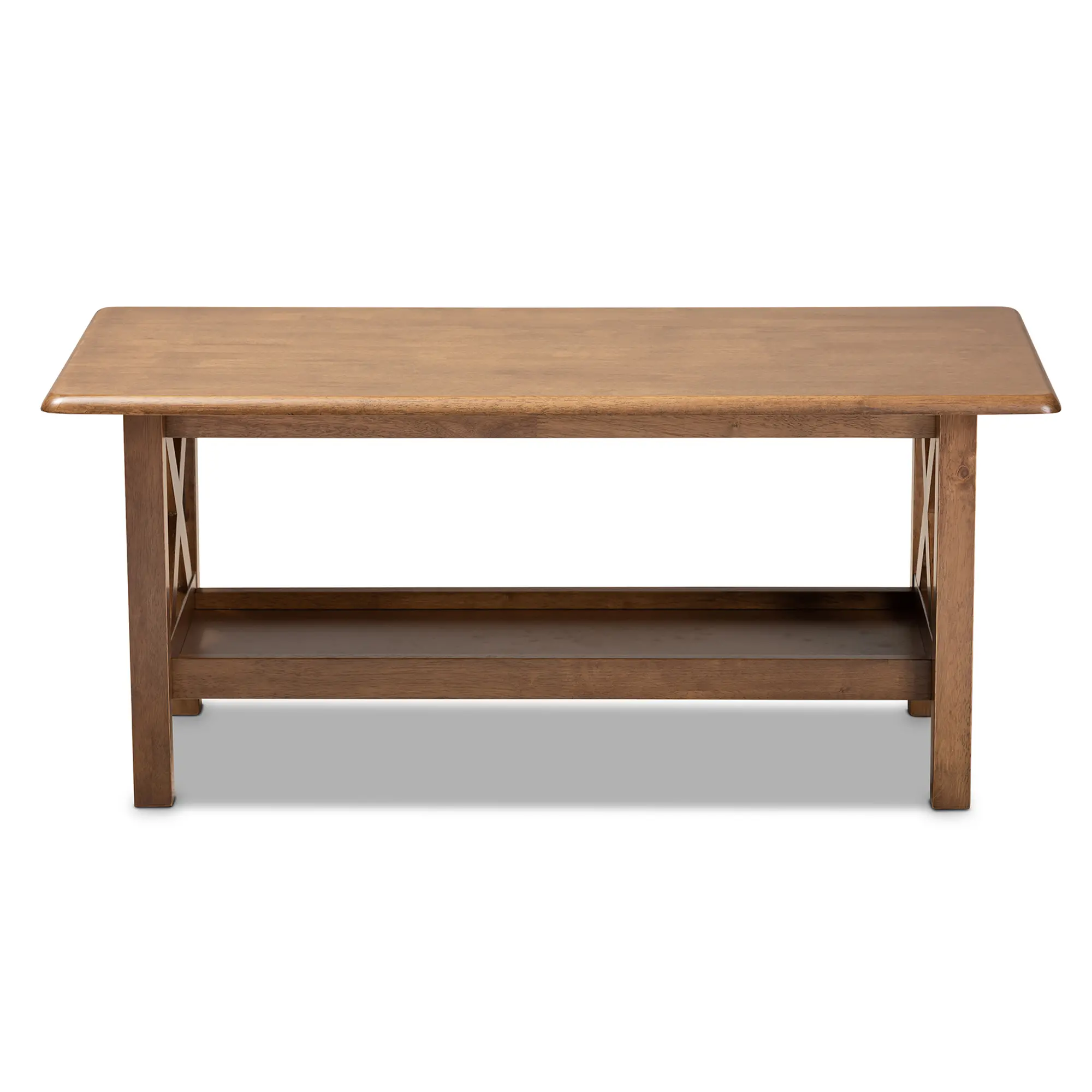 162-10335-RCW Traditional Walnut Rectangular Wood Coffee Table-4