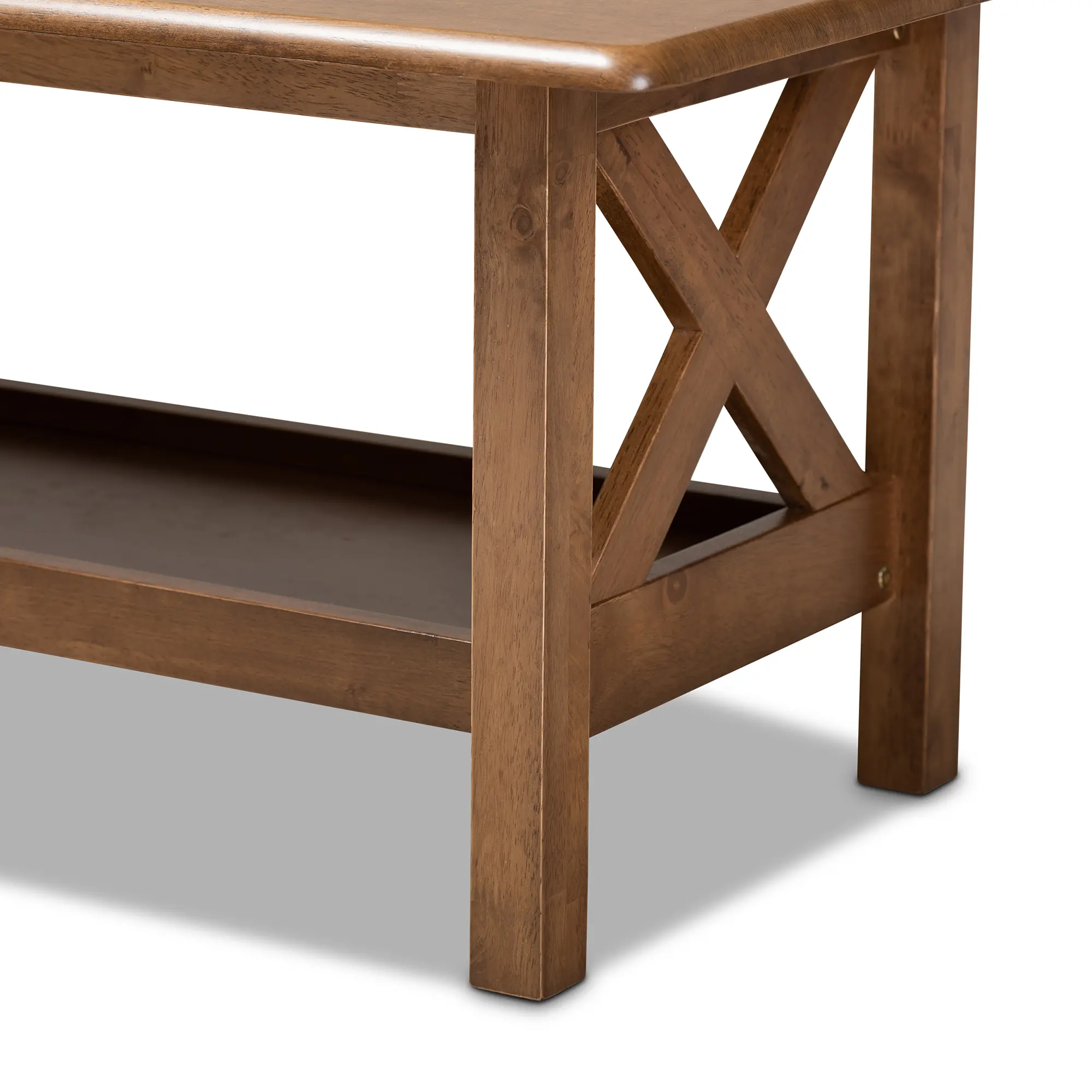 162-10335-RCW Traditional Walnut Rectangular Wood Coffee Table-6