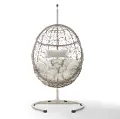 KO70230LB Cleo Wicker Hanging Egg Chair