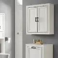 CF7012-WH Tara Cottage White Wall Cabinet