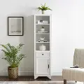 CF7011-WH Tara Cottage White Linen Cabinet