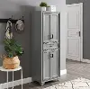CF3111-GY Tara Transitional Distressed Gray Tall Storage Pantry