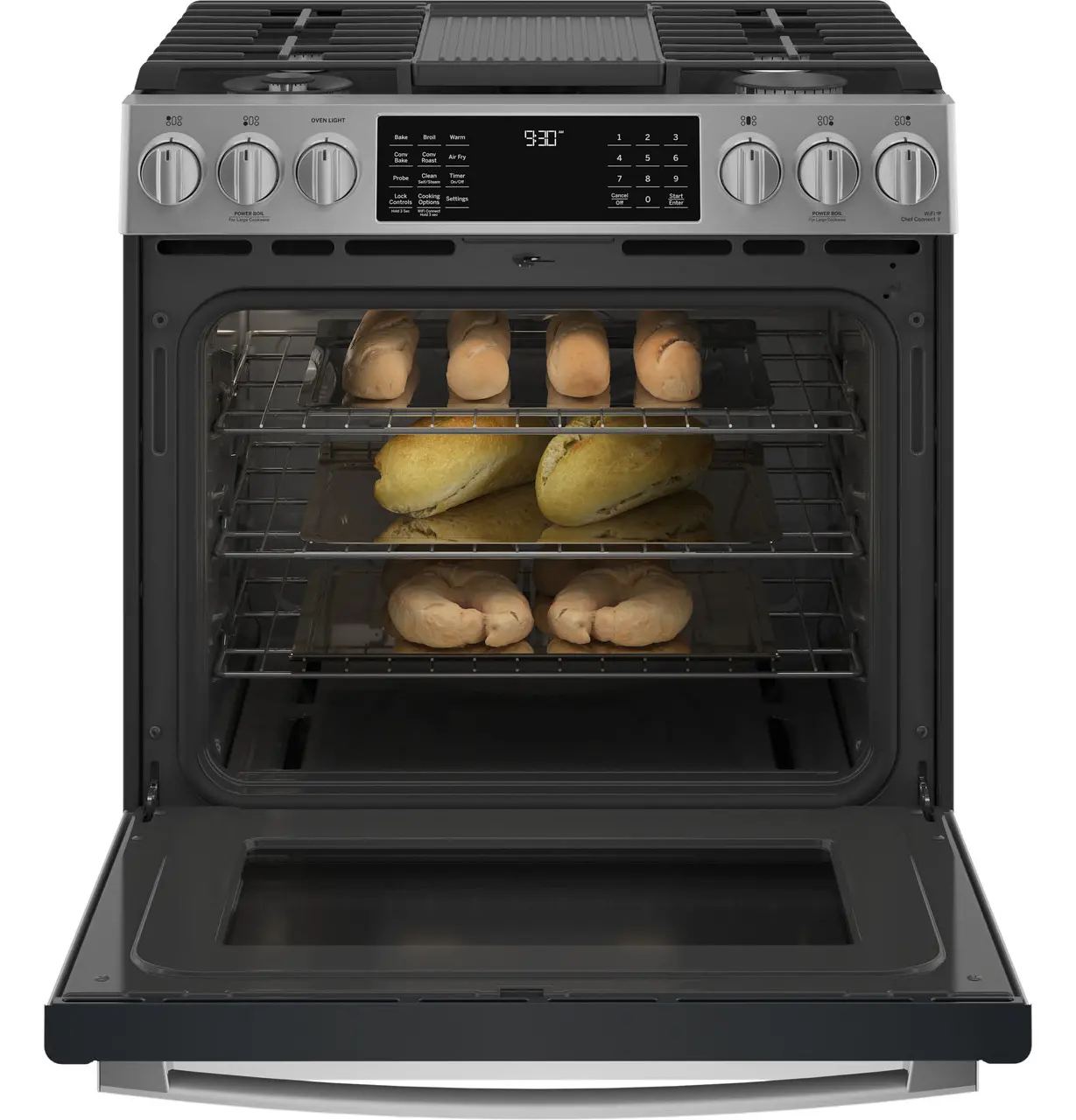 PGS930YPFS GE Profile 5.6 cu ft Gas Range - Stainless Steel-4