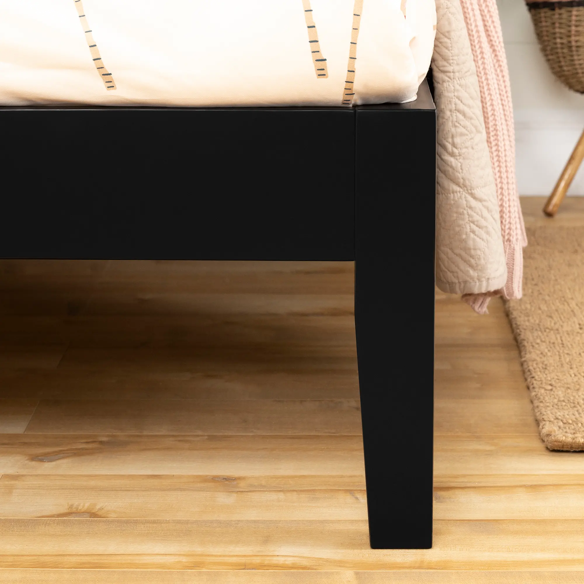 12481 Twin Black Platform Bed- Vito-3