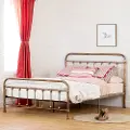 13068 Prairie Bronze Queen Metal Platform Bed - South Shore