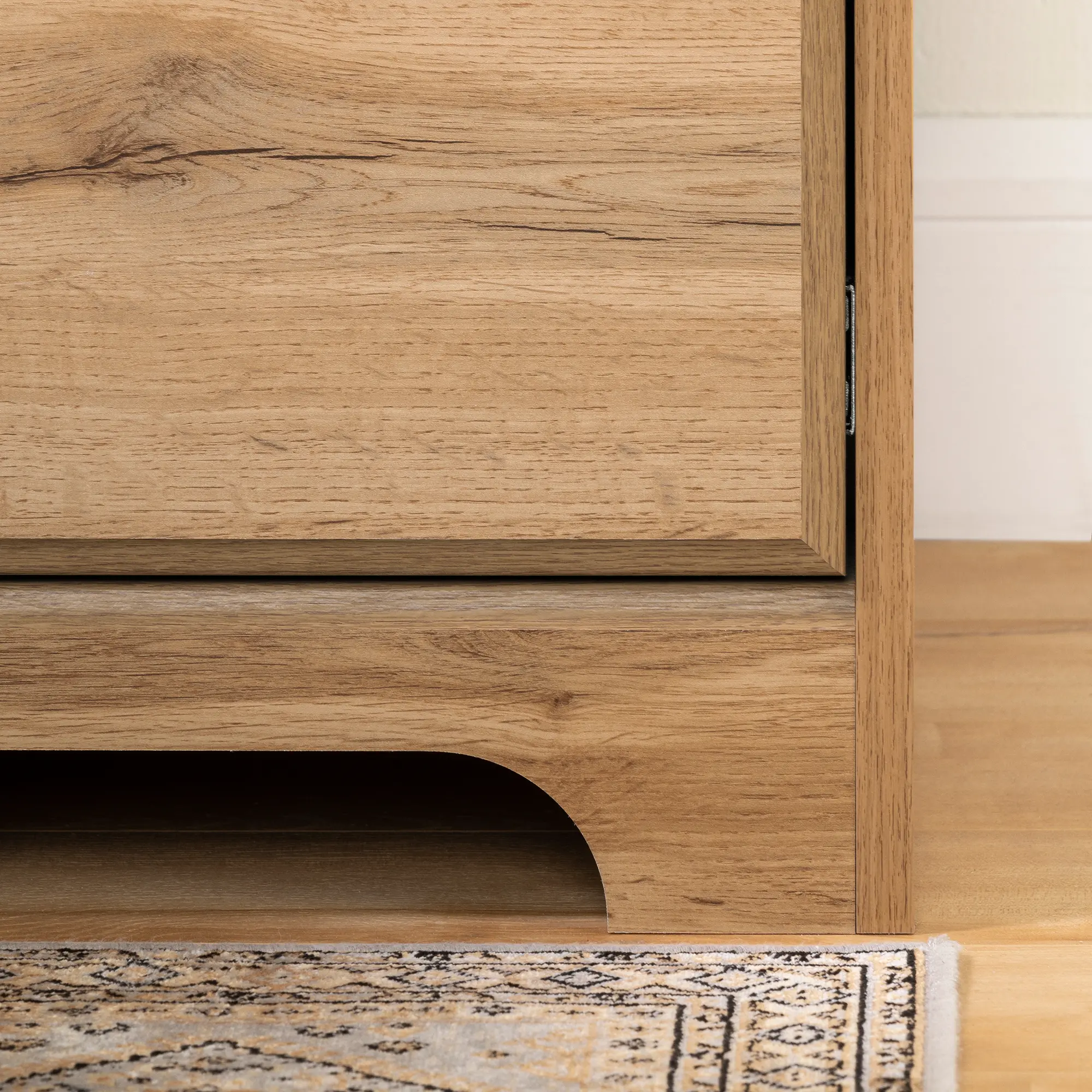 13120 Versa Light Brown Oak Desk with Hutch-9