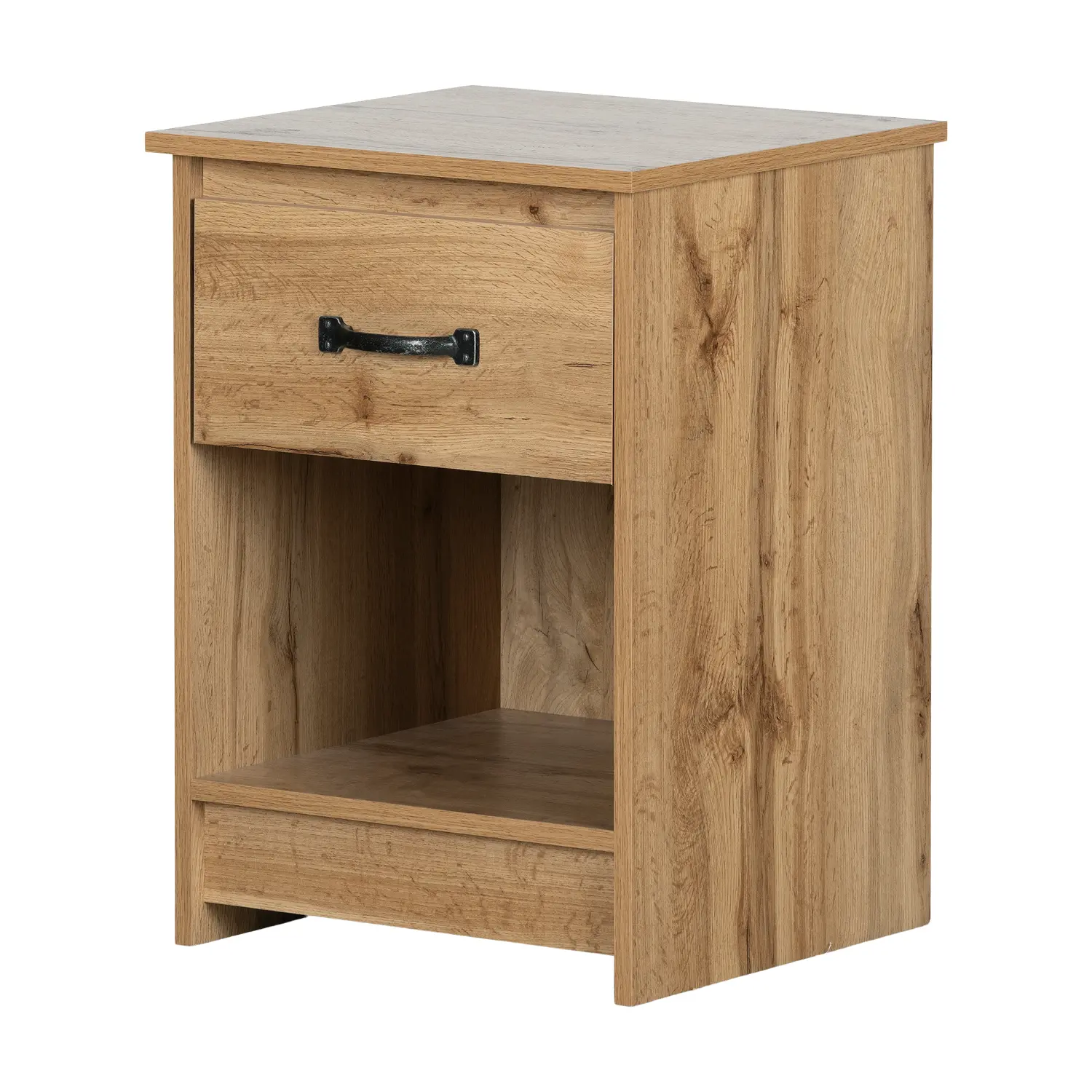 13124 Tassio Norkdi Oak 1 Drawer Nightstand - South Shore-1