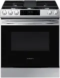 NX60T8311SS Samsung 6 cu ft Gas Range - Stainless Steel