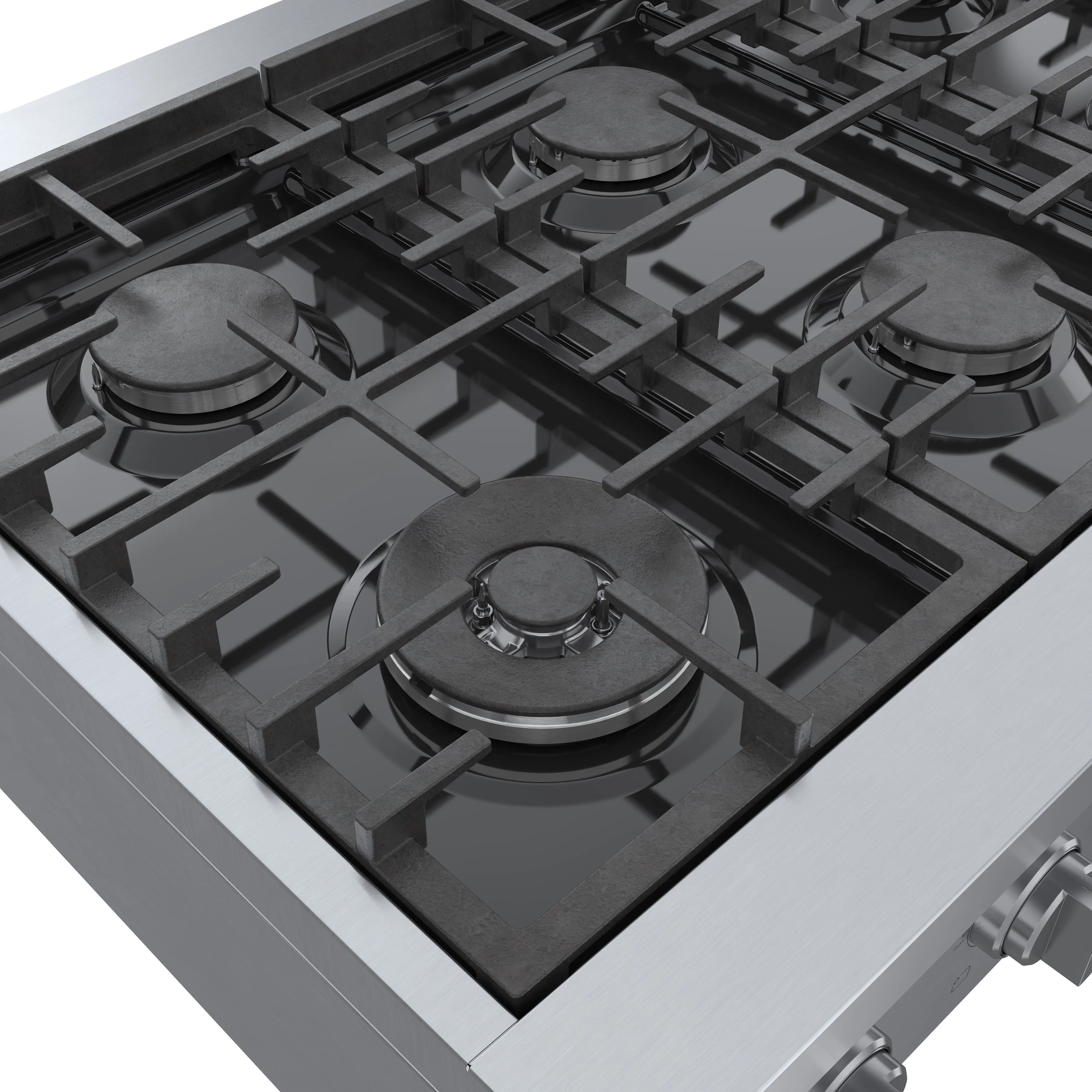 RGM8658UC Bosch 800 Series 36 Inch Gas Rangetop - Stainless Steel-6