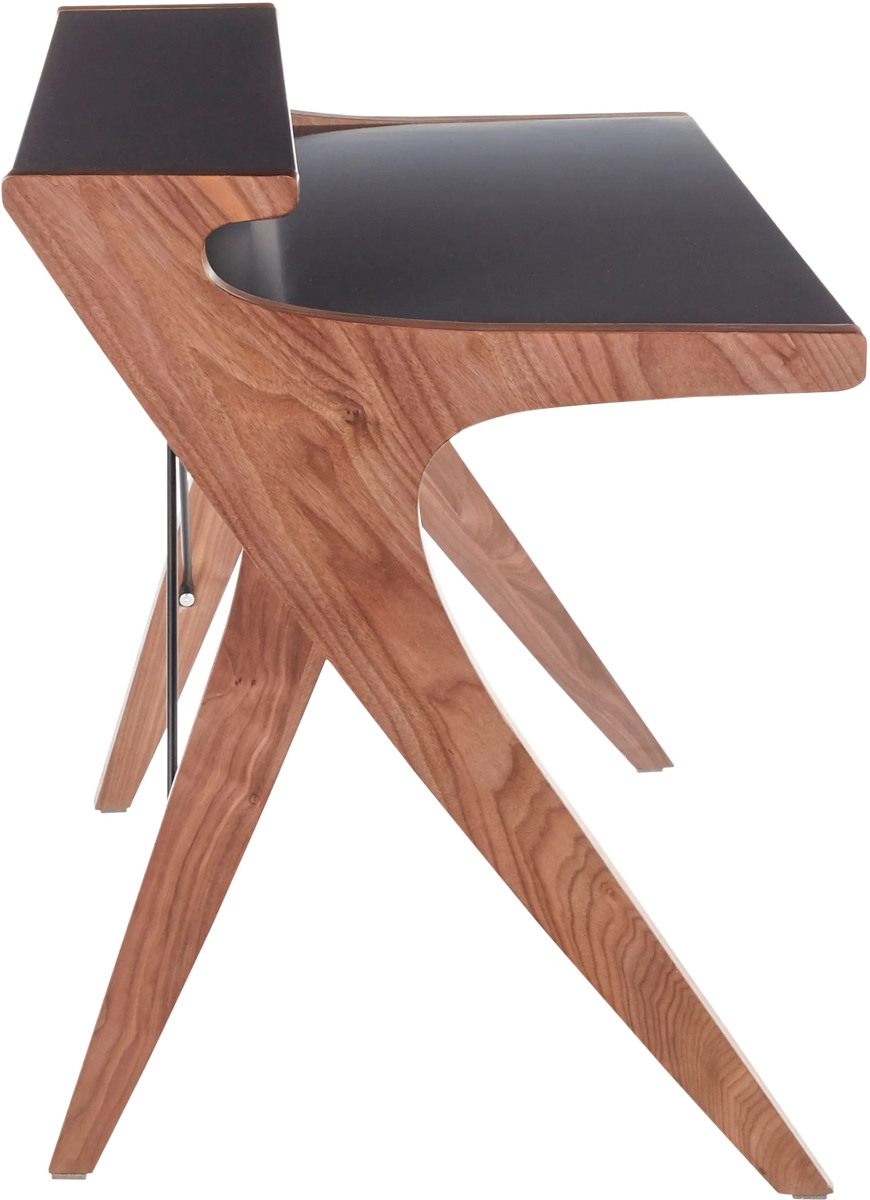 OFD-ARCHER WLGY Gray and Walnut Wood Home Office Desk - Archer-4