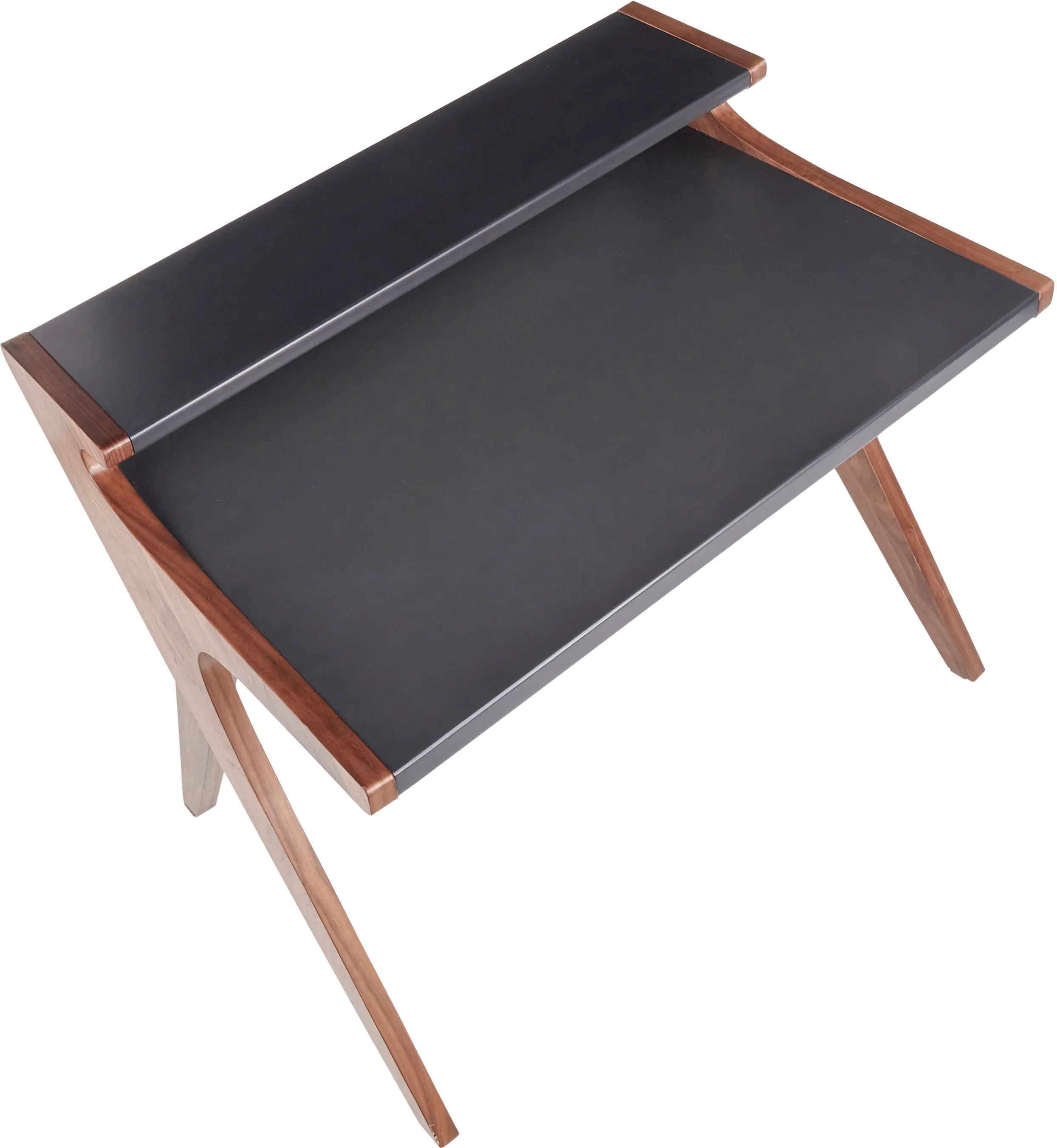 OFD-ARCHER WLGY Gray and Walnut Wood Home Office Desk - Archer-6