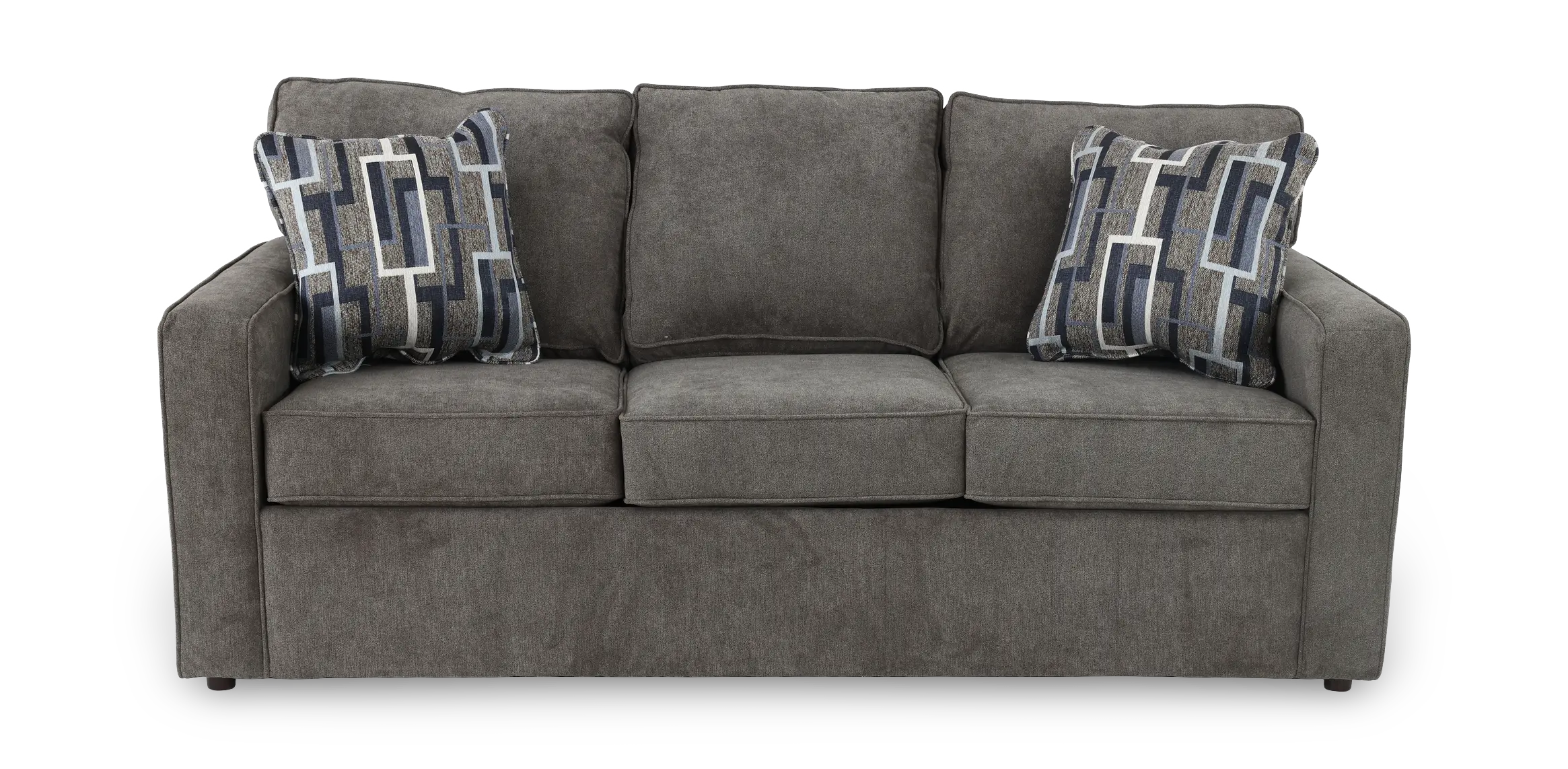 Norris Graphite Gray Casual Queen Sleeper Sofa-1