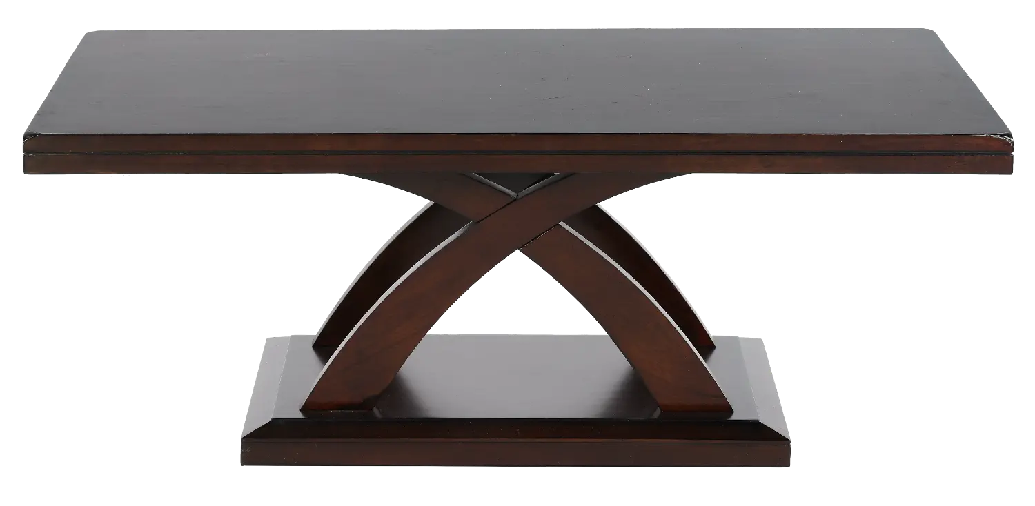 Jocelyn Espresso Brown Coffee Table-1