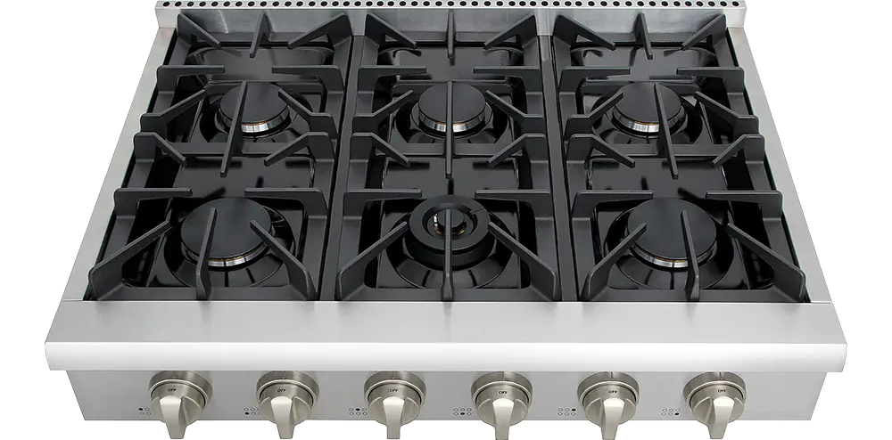 Thor 36 Inch Professional Gas Rangetop - Stainless Steel-1