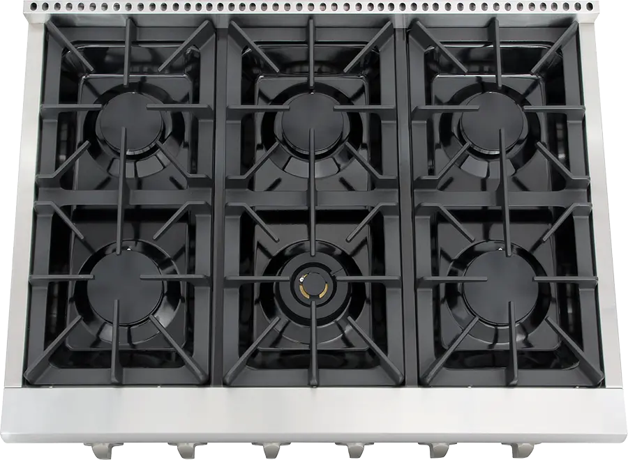 Thor 36 Inch Professional Gas Rangetop - Stainless Steel-2