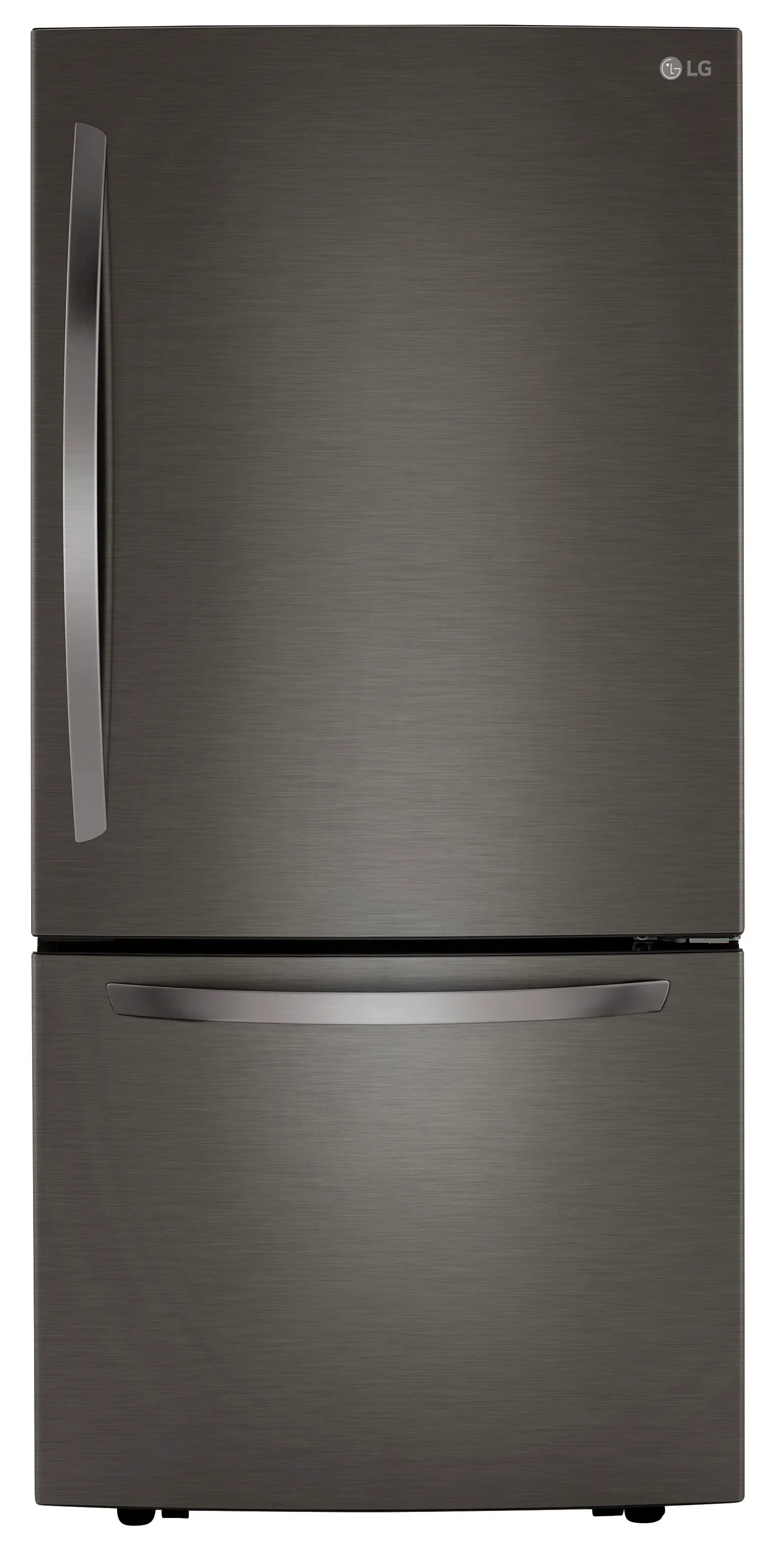 LRDCS2603D LG 25.5 cu ft Bottom Freezer Refrigerator - Black Stainless Steel-1