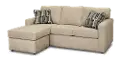 Norris Jute Beige Queen Sleeper Sofa with Ottoman