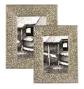 9 Inch Silver Dimple Picture Frame