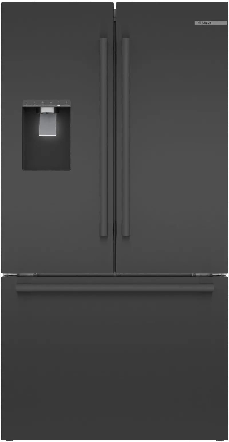 Bosch 21.6 cu ft French Door Refrigerator - Black Stainless Steel