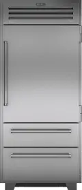 PRO3650/RH Sub-Zero 36 Inch Professional Bottom Freezer Refrigerator - Right Hinge