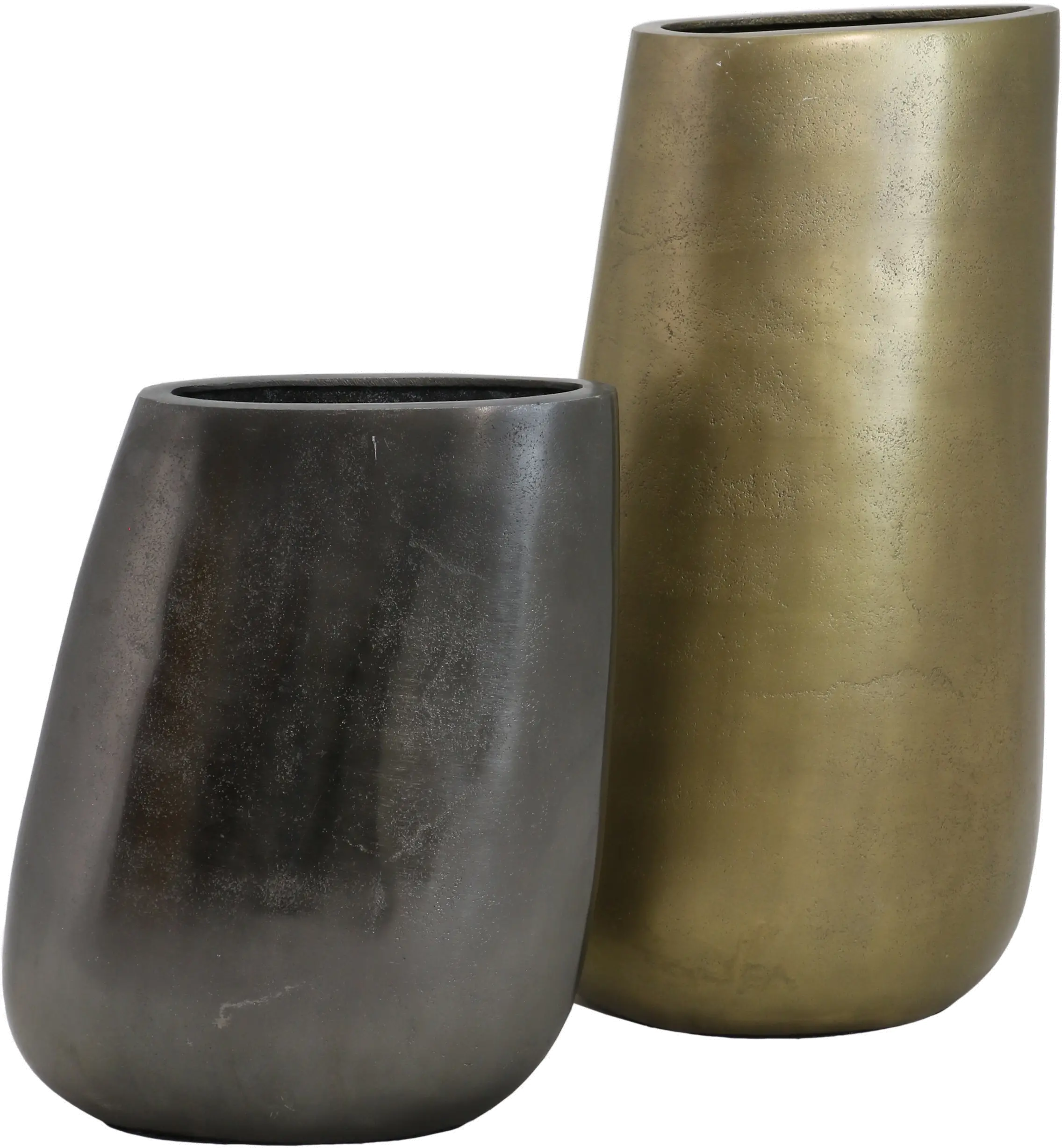 Modern 16 Inch Gold Metal Vase-1