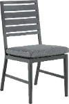 West Lake Gray Armless Patio Dining Chair