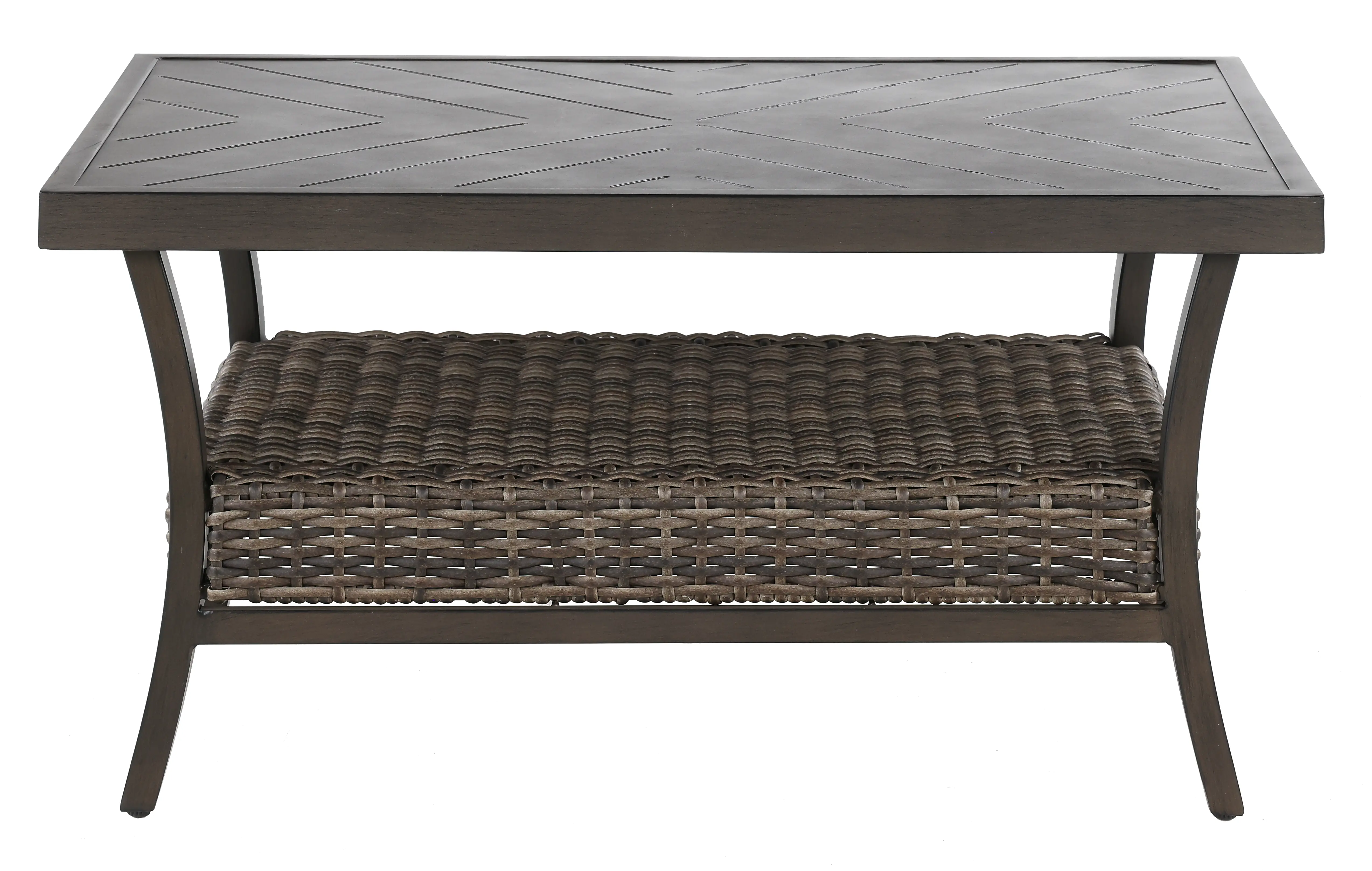 AKX15912P01 Trenton Brown Patio Coffee Table-5