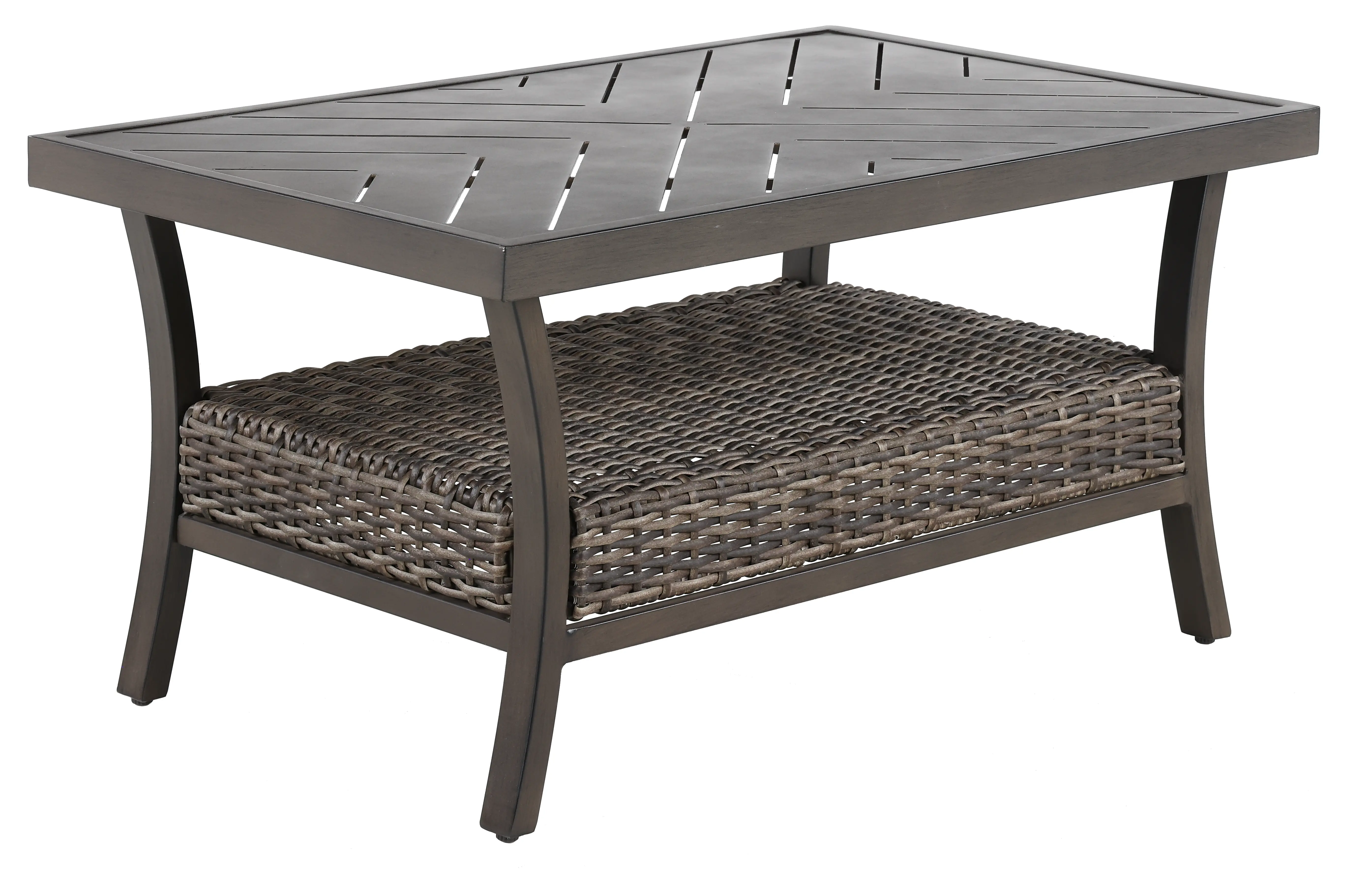 AKX15912P01 Trenton Brown Patio Coffee Table-6