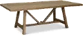 Sunset Barnwood Rectangular Patio Dining Table
