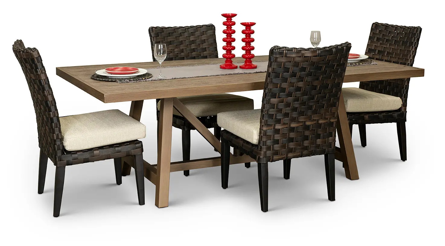 Sunset 5 Piece Outdoor Dining Set-1