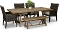 Sunset 6 Piece Patio Dining Set