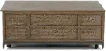 Trellis Desert Brown Lift-top Coffee Table