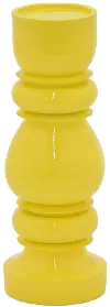 14  Yellow Candle Holder