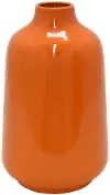 9 Inch Orange Vase