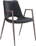 Desi Black Dining Chair, Set of 2