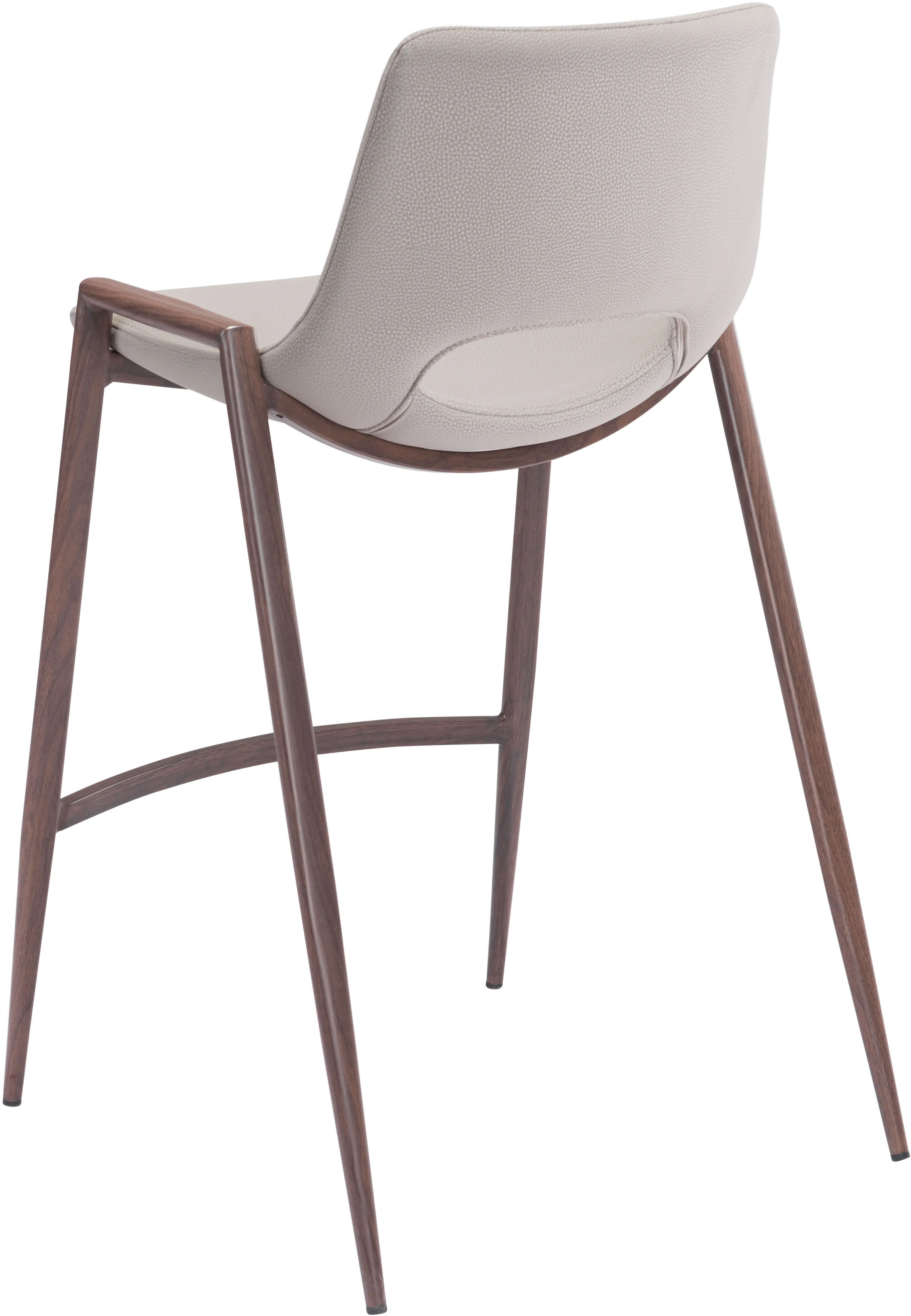 Desi Beige Counter Height Stool, Set of 2-6