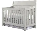 Tranquil Rock Weathered White 4-in-1 Convertible Crib