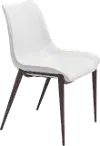 Magnus White and Walnut Dining Room Chair, Set of 2