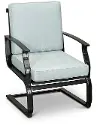 Sea Breeze Blue Patio Spring Chair