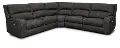 Star Dark Gray Gray 5 Piece Power Reclining Sectional