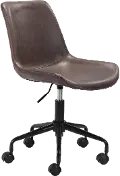 Mid-century Modern Brown Office Chair