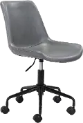 Byron Mid-century Modern Gray Office Chair