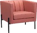 Jess Mid Century Modern Rust Accent Chair