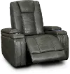 Tinsmith Gray Modern Power Recliner - Megan